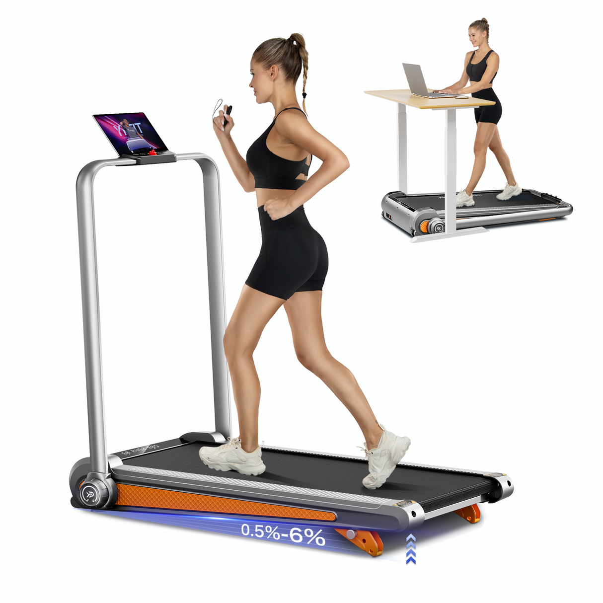 YPOO WALK Incline Foldable Treadmill