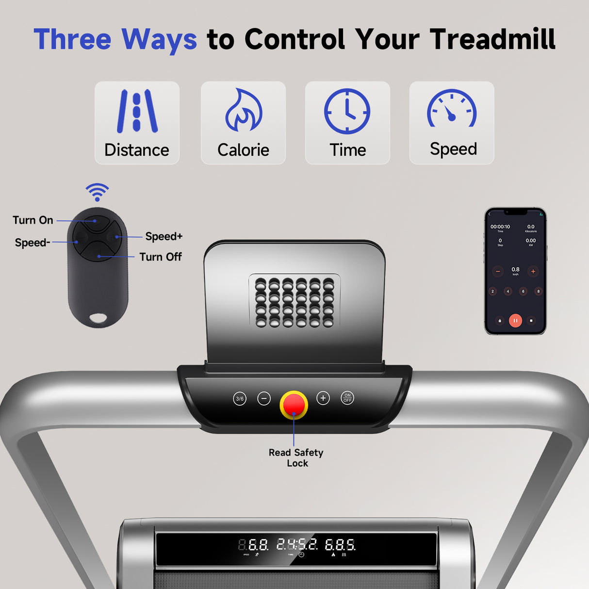 YPOO WALK Incline Foldable Treadmill