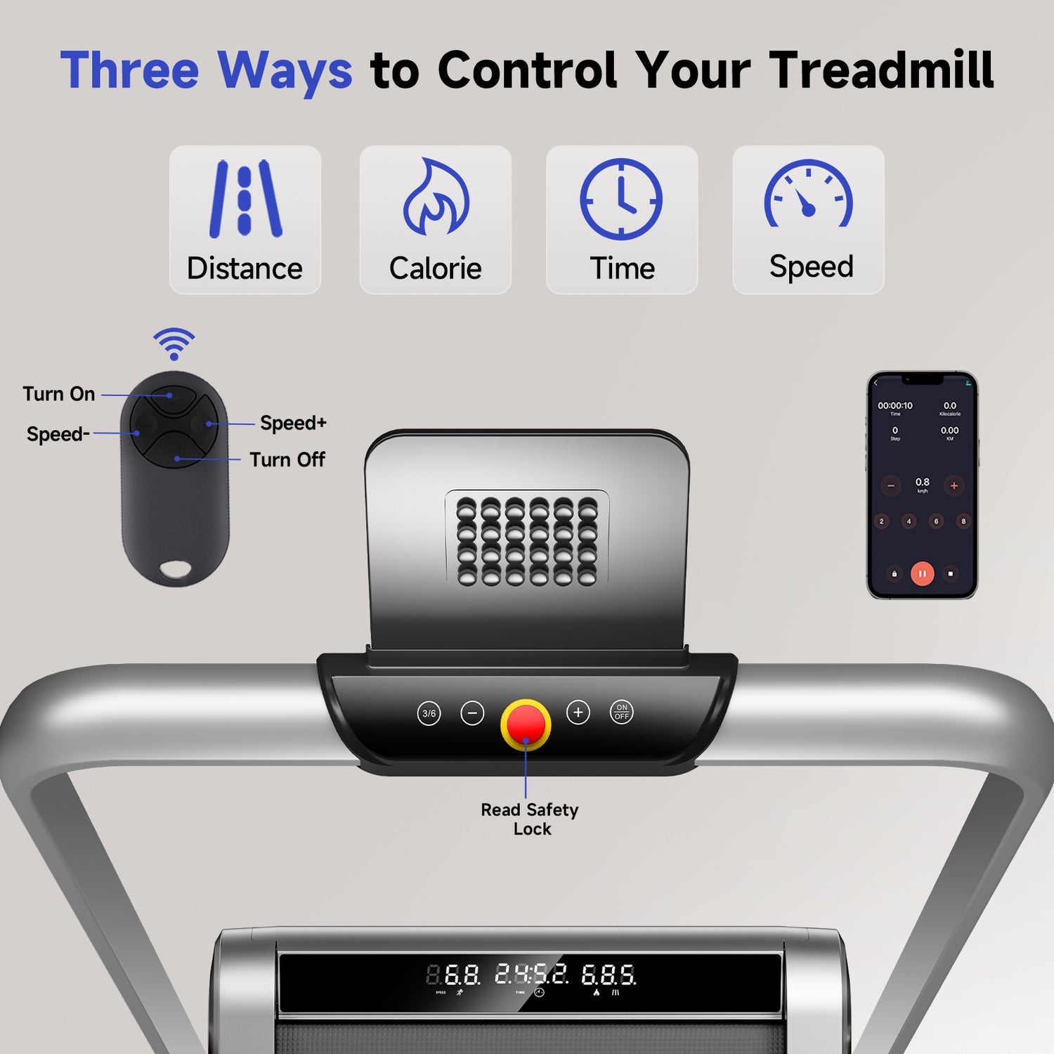 YPOO WALK Incline Foldable Treadmill