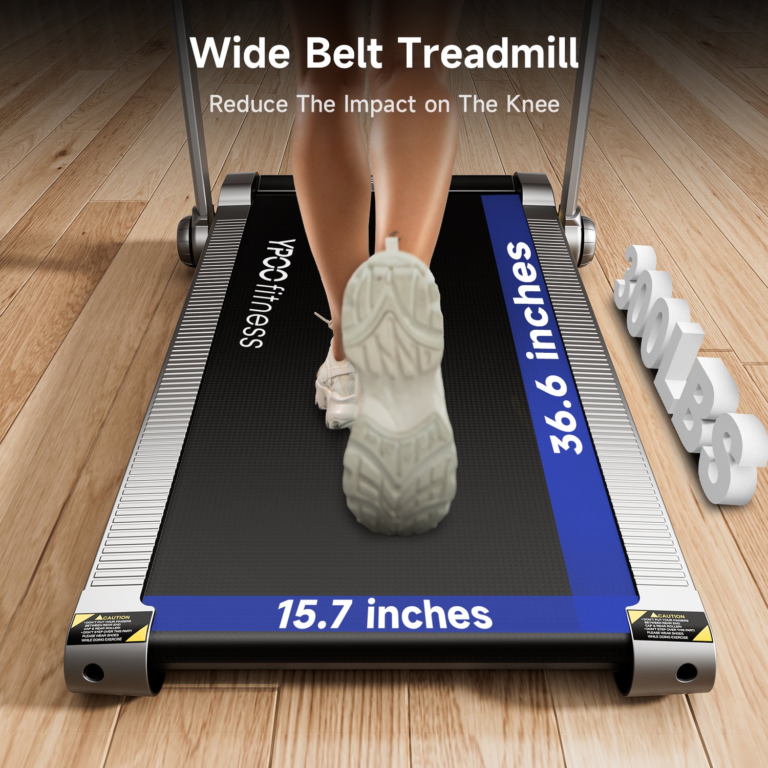 YPOO WALK Incline Foldable Treadmill