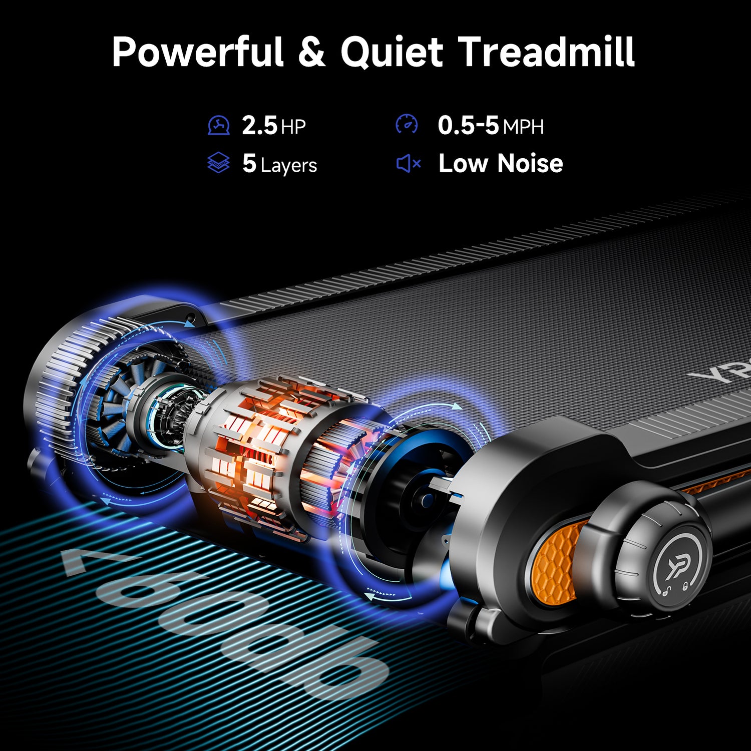 YPOO WALK Incline Foldable Treadmill